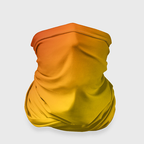Бандана Color yellow red gradient / 3D-принт – фото 1