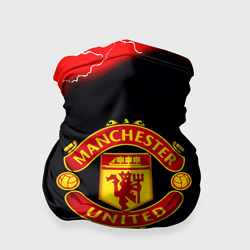 Бандана Манчестер Юнайтед шторм молнии / 3D-принт – фото 1