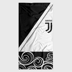 Бандана-труба Ювентус геометрия полосы текстура, цвет: 3D-принт — фото 2