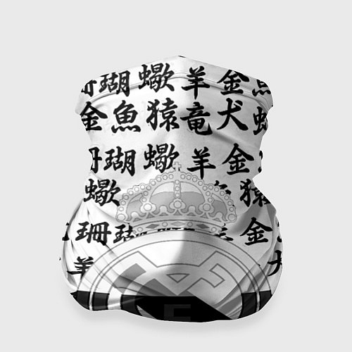 Бандана Реал Мадрид япония символы / 3D-принт – фото 1