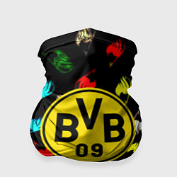 Бандана-труба Borussia хвост феи неон, цвет: 3D-принт