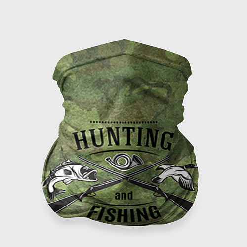 Бандана Hunting & Fishing / 3D-принт – фото 1