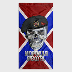 Бандана-труба Череп: Морская пехота, цвет: 3D-принт — фото 2