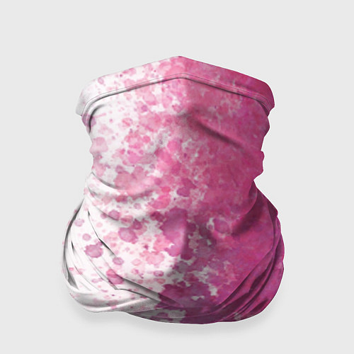 Бандана Белый и розовый / 3D-принт – фото 1