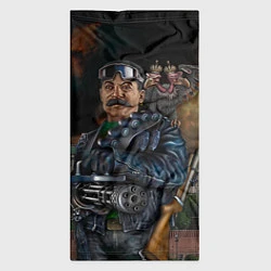 Бандана-труба Сталин военный, цвет: 3D-принт — фото 2