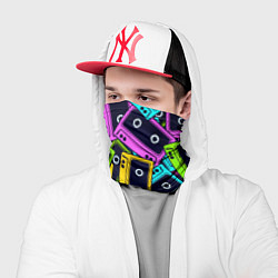Бандана-труба Неоновые кассеты, цвет: 3D-принт — фото 2