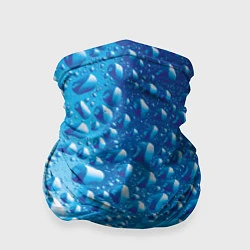 Бандана-труба Капли воды, цвет: 3D-принт