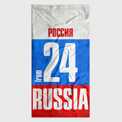 Бандана-труба Russia: from 24, цвет: 3D-принт — фото 2