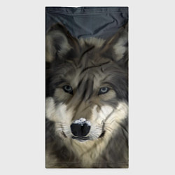 Бандана-труба Зимний волк, цвет: 3D-принт — фото 2
