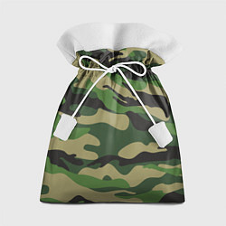 Мешок для подарков Камуфляж: хаки/зеленый, цвет: 3D-принт