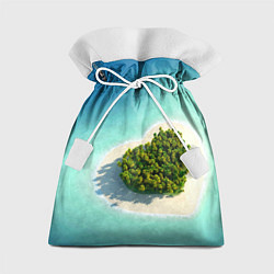 Мешок для подарков Остров, цвет: 3D-принт