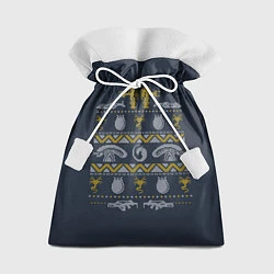 Мешок для подарков Новогодний свитер Чужой, цвет: 3D-принт