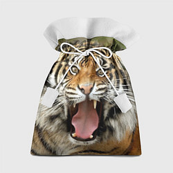 Мешок для подарков Удивленный тигр, цвет: 3D-принт