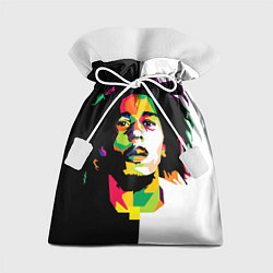 Мешок для подарков Bob Marley: Colors, цвет: 3D-принт