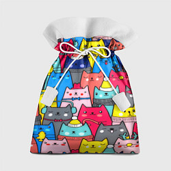 Мешок для подарков Отряд котиков, цвет: 3D-принт