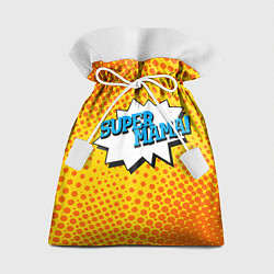 Мешок для подарков Супермама, цвет: 3D-принт