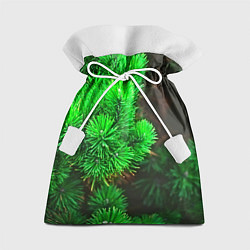 Мешок для подарков Зелёная ель, цвет: 3D-принт