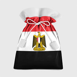 Мешок для подарков Флаг и герб Египта, цвет: 3D-принт