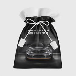 Мешок для подарков BMW серебро, цвет: 3D-принт