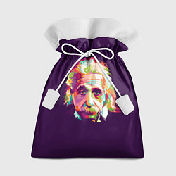Мешок для подарков Альберт Эйнштейн: Арт, цвет: 3D-принт