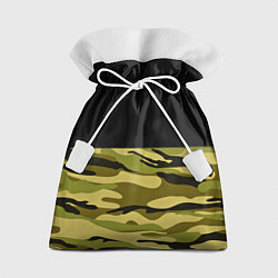 Мешок для подарков Лесной Камуфляж, цвет: 3D-принт
