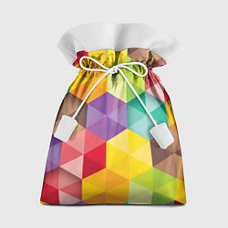 Мешок для подарков Цветные зонтики, цвет: 3D-принт
