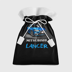 Мешок для подарков Mitsubishi Lancer, цвет: 3D-принт