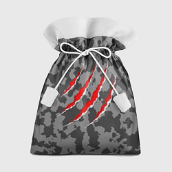 Мешок для подарков Камуфляж Егеря, цвет: 3D-принт