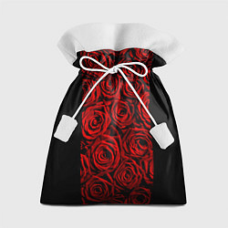 Мешок для подарков Унисекс / Красные розы, цвет: 3D-принт
