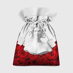 Мешок для подарков Унисекс / Snake roses girl, цвет: 3D-принт