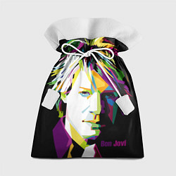 Мешок для подарков Jon Bon Jovi Art, цвет: 3D-принт