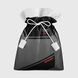 Мешок для подарков Audi: Crey & Black, цвет: 3D-принт
