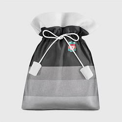 Мешок для подарков ФК Ливерпуль: Серый стиль, цвет: 3D-принт