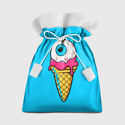 Мешок для подарков Мороженое с глазом, цвет: 3D-принт