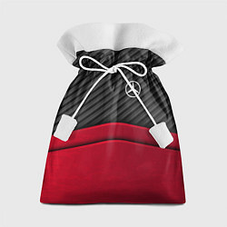 Мешок для подарков Mercedes Benz: Red Carbon, цвет: 3D-принт