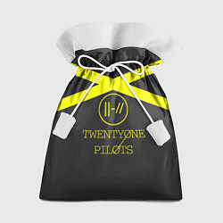 Мешок для подарков Twenty One Pilots: Yellow Lines, цвет: 3D-принт