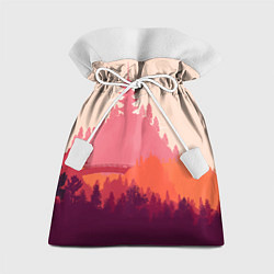 Мешок для подарков Firewatch City, цвет: 3D-принт