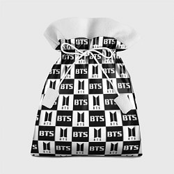 Мешок для подарков BTS B&W, цвет: 3D-принт