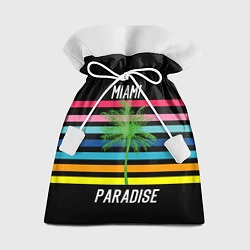 Мешок для подарков Miami Paradise, цвет: 3D-принт