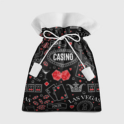 Мешок для подарков Casino, цвет: 3D-принт