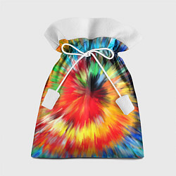 Мешок для подарков Абстракция разноцветная и яркая, цвет: 3D-принт