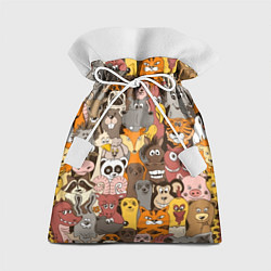 Подарочный мешок Прикольные зверушки