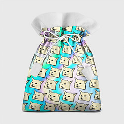 Мешок для подарков Woman yelling at cat, цвет: 3D-принт