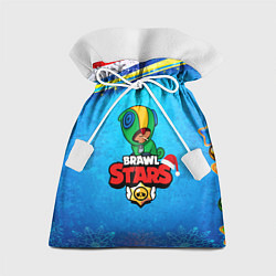 Мешок для подарков Brawl Stars новогодний LEON, цвет: 3D-принт