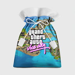 Мешок для подарков GRAND THEFT AUTO:VICE CITY, цвет: 3D-принт