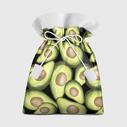 Мешок для подарков Avocado background, цвет: 3D-принт