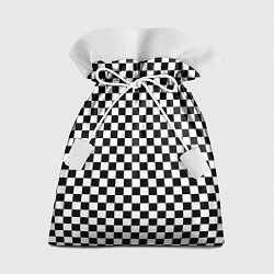 Мешок для подарков Шахматка мелкая, цвет: 3D-принт
