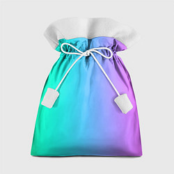 Мешок для подарков РАЗНОЦВЕТНЫЙ ГРАДИЕНТ, цвет: 3D-принт