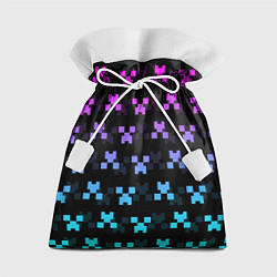 Мешок для подарков MINECRAFT CREEPER NEON, цвет: 3D-принт