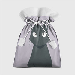 Мешок для подарков Чёрный кот, цвет: 3D-принт